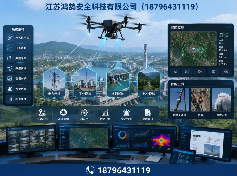 来宾无人机巡检系统展示图